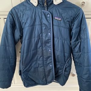 Patagonia Girls XL 14 reversible winter coat